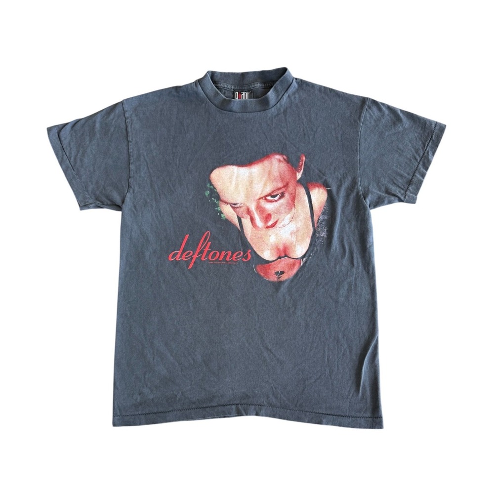 Vintage Deftones Around the Fur Single Stitch T-Shirt 90's Rock Sz L REPRINT